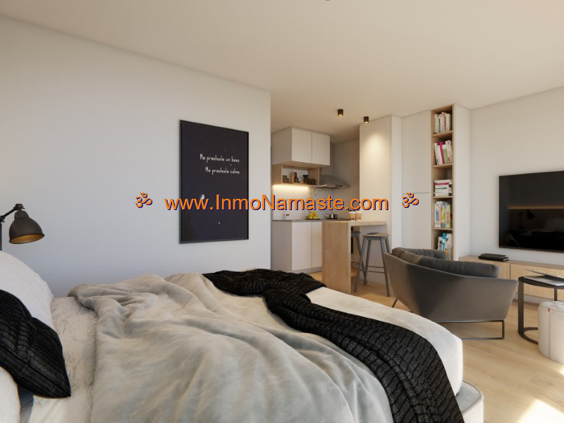 VENTA - Hermoso Monoambiente a Estrenar en Edificio 01 Vista Montevideo en Montevideo
 | Inmobiliaria Namasté | Colonia, Uruguay