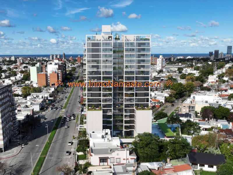 VENTA - Hermoso Monoambiente a Estrenar en Edificio 01 Vista Montevideo en Montevideo
 | Inmobiliaria Namasté | Colonia, Uruguay